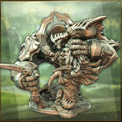 Starforged Archon vs Tyrant Slasher, Epic Clash of Monsters for Tabletop Roleplaying games by Codex Universalis