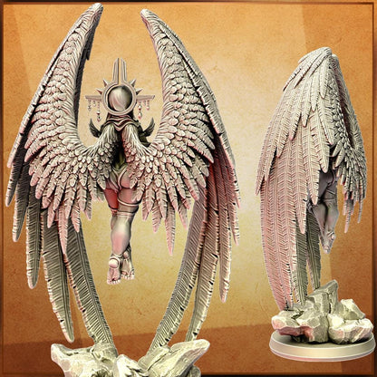 Protector Inasyah, Angelic Heroic Miniature for Tabletop Roleplaying games by Codex Universalis
