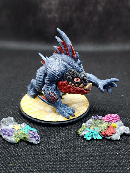 Land Piranhas, Savage Fishfolk Miniatures for Tabletop Roleplaying games by Codex Universalis