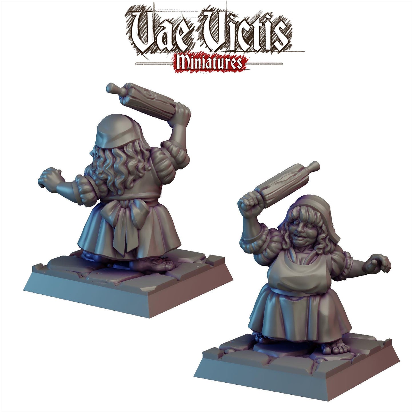 Modular Halfling Miniatures, Bits and Weapon Conversions Fantasy by Vae Victis, perfect for Fantasy Wargames and Tabletop RPGs
