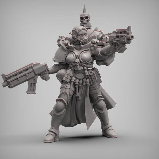 Coven Squad, Battle Sisters Sci-Fi Regiment Miniatures by Reptilian Overlords