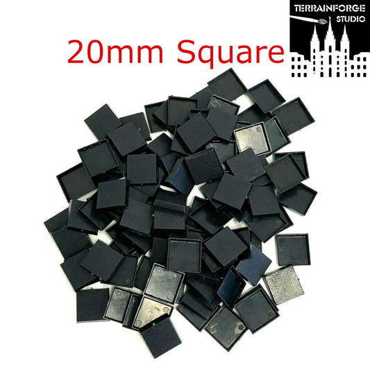 Plain Square Bases for use in Tabletop Wargames