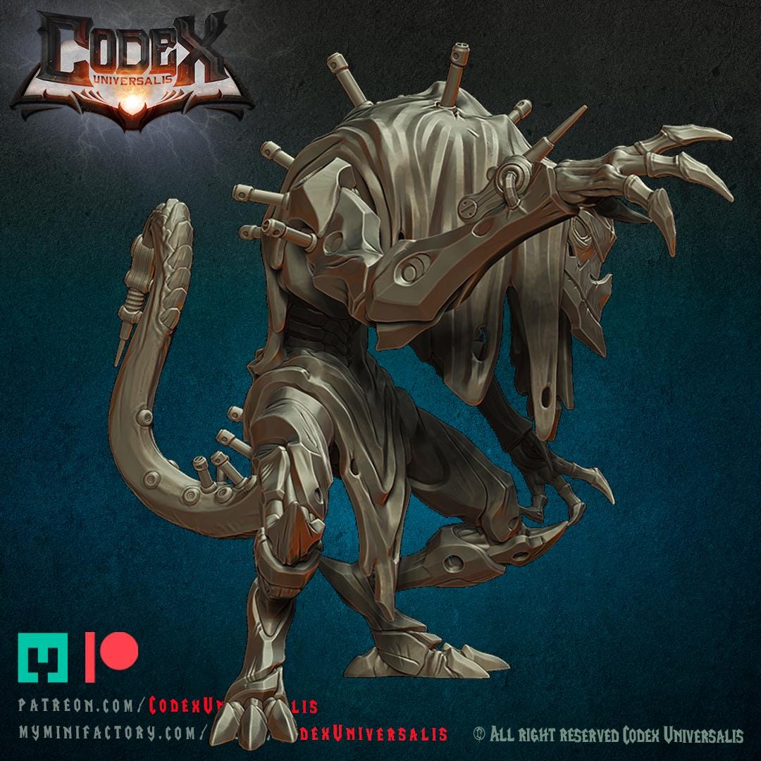 Viktuzarr, Demonic Heroic Miniature for Tabletop Roleplaying games by Codex Universalis