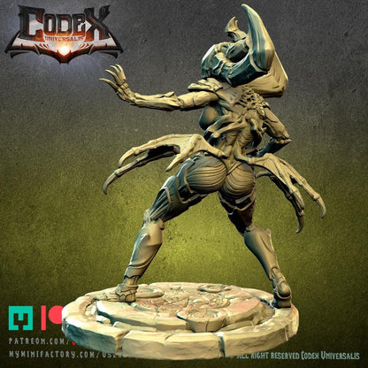 High Priestess Akigath, Demonic Heroic Praetor for Tabletop Roleplaying games by Codex Universalis