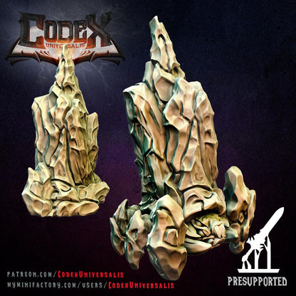 Rock Spider Pack, Crystal Spider Monsters for Tabletop Roleplaying games by Codex Universalis