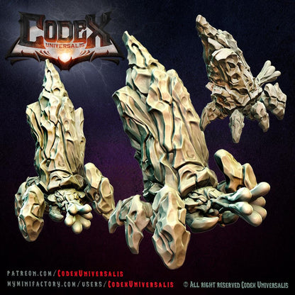 Rock Spider Pack, Crystal Spider Monsters for Tabletop Roleplaying games by Codex Universalis