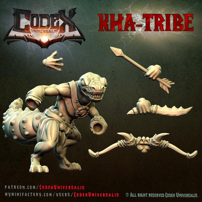 Geko Lizardmen, Skirmishing Lizardmen for Tabletop Roleplaying games by Codex Universalis