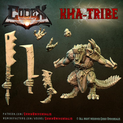 Kroc Lizardmen, Lizardmen Warriors for Tabletop Roleplaying games by Codex Universalis