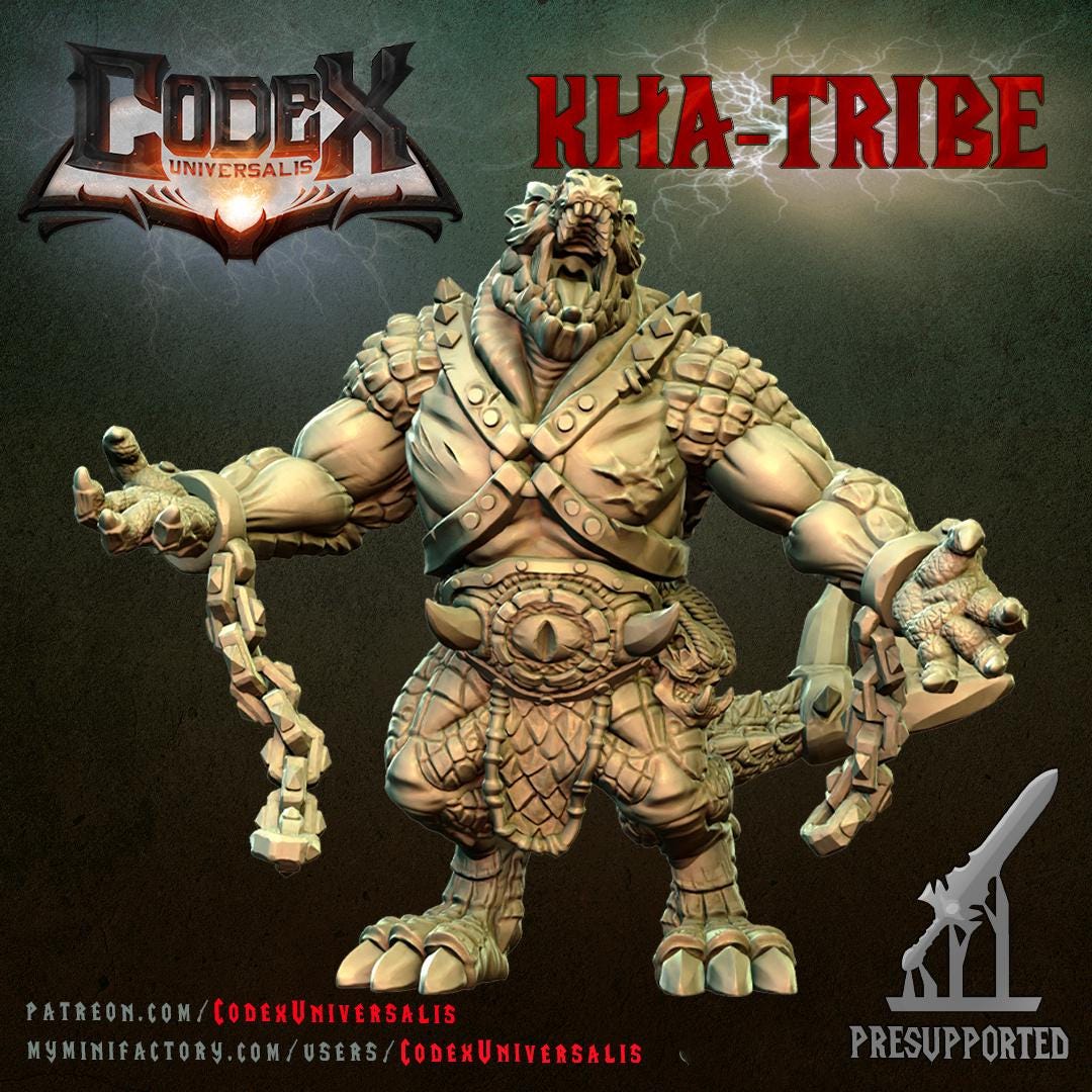 Brute Lizardmen, Lizardmen Warriors for Tabletop Roleplaying games by Codex Universalis