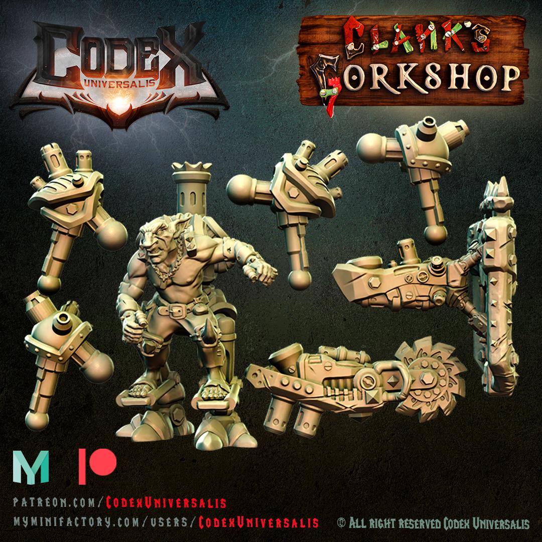 Mech Grynk - Hobgoblin Tinkerer, Hobgoblin Hero for Tabletop Roleplaying games by Codex Universalis