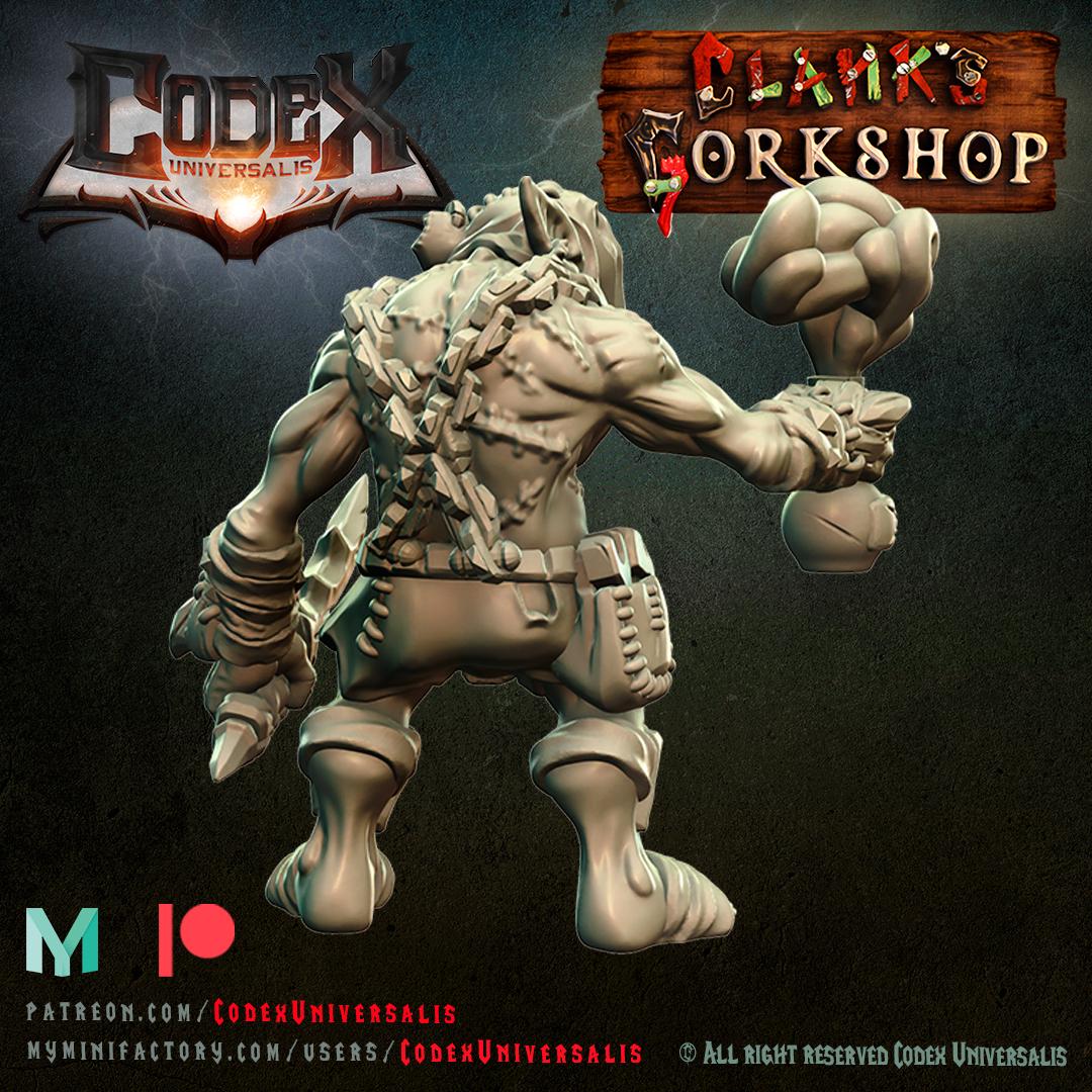 Tinkerer Trukz with Techpack - Hobgoblin Hero for Tabletop Roleplaying games by Codex Universalis