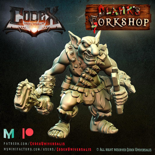 Tinkerer Crot with Techpack - Hobgoblin Hero for Tabletop Roleplaying games by Codex Universalis
