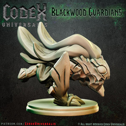 Treeagle Plantdog, Forest Spirit Miniature for Tabletop Roleplaying games by Codex Universalis