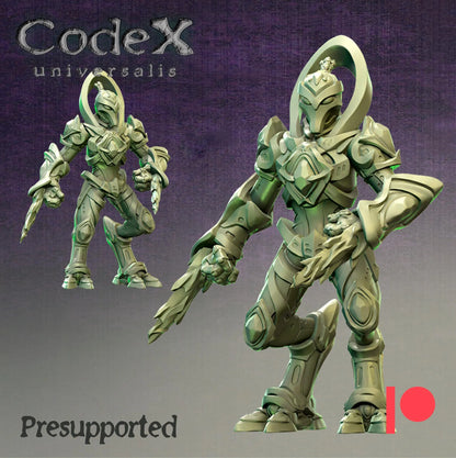 Starforged Warriors, Sci-fi Miniatures for Tabletop Roleplaying games by Codex Universalis