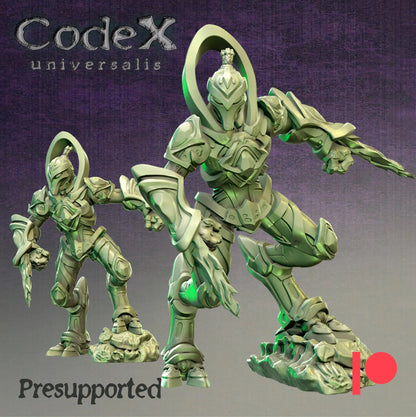Starforged Warriors, Sci-fi Miniatures for Tabletop Roleplaying games by Codex Universalis