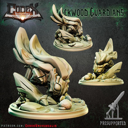Treeagle Plantdog, Forest Spirit Miniature for Tabletop Roleplaying games by Codex Universalis