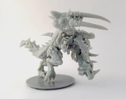 Throx, Champion of Kha lizardmen, Lizardmen Hero for Tabletop Roleplaying games by Codex Universalis