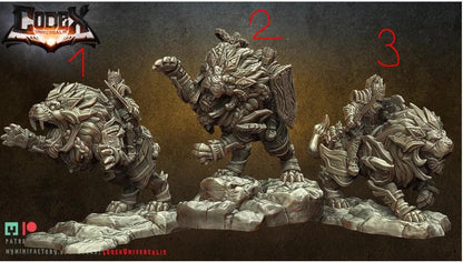 Black Lion Knighthood, Knightly Hero Miniatures for Tabletop Roleplaying games by Codex Universalis