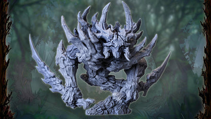 Zellora and Rhadus, Heroic Forest Spirit Miniature for Tabletop Roleplaying games by Codex Universalis