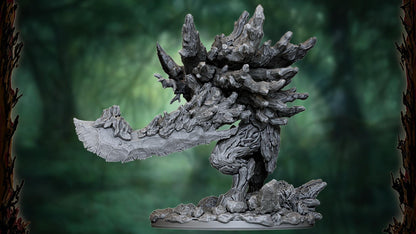 Darkarat, cinder soul, Heroic Forest Spirit Miniature for Tabletop Roleplaying games by Codex Universalis
