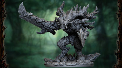 Darkarat, cinder soul, Heroic Forest Spirit Miniature for Tabletop Roleplaying games by Codex Universalis