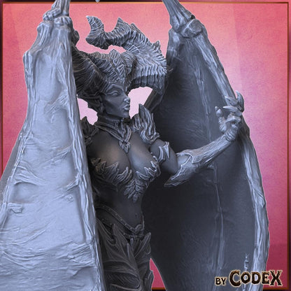 Ar'Iketh, Demoness Seer, Demonic Heroic Lady for Tabletop Roleplaying games by Codex Universalis