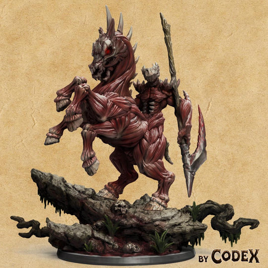 Nuckelavee, Demonic Nightmare Horseman Miniature for Tabletop Roleplaying games by Codex Universalis