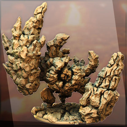 Zodon the Awaken, Heroic Lava Spirit Miniature for Tabletop Roleplaying games by Codex Universalis