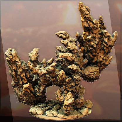 Zodon the Awaken, Heroic Lava Spirit Miniature for Tabletop Roleplaying games by Codex Universalis