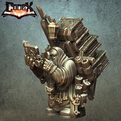 Skaldarg Miner Dwarf Company, Dwarf Miner Hero Miniatures for Tabletop Roleplaying games by Codex Universalis