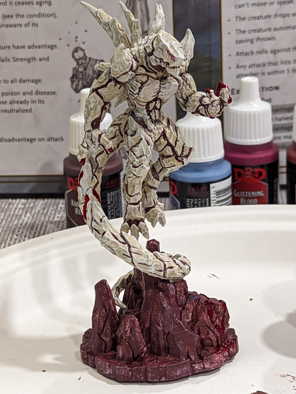 Urost, the Silent, Heroic Lava Monster Miniature for Tabletop Roleplaying games by Codex Universalis