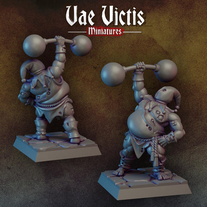 Corrupted Circus Miniatures, Bits and Weapon Conversions Fantasy by Vae Victis, perfect for Fantasy tabletop Wargames