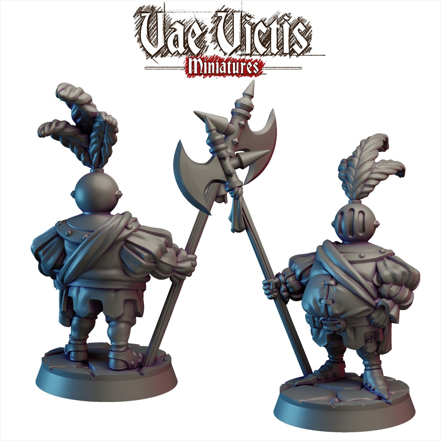 Fancy Knight, Cursed City Mercenary, Mercenary Miniatures by Vae Victis, perfect for Fantasy Wargames and Tabletop RPGs