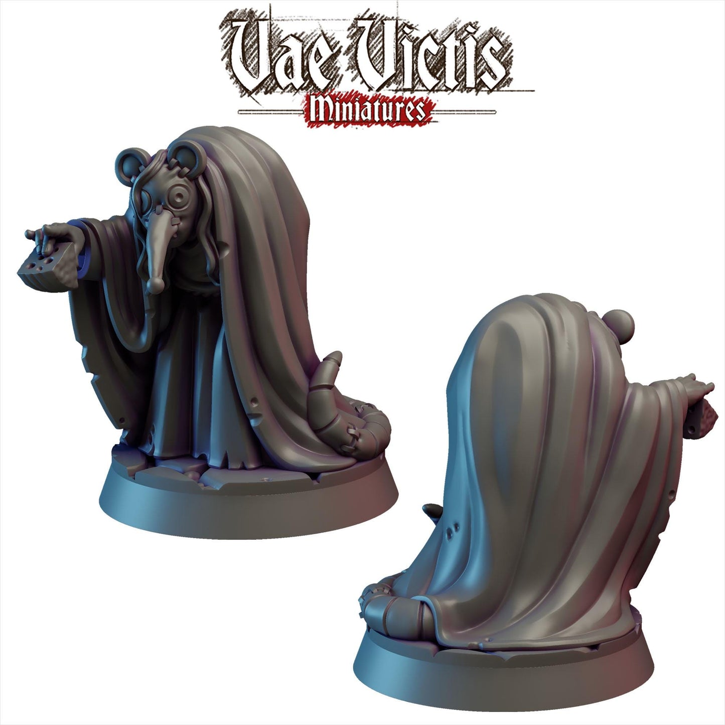 Rat Herder, Cursed City Mercenary, Mercenary Miniatures by Vae Victis, perfect for Fantasy Wargames and Tabletop RPGs