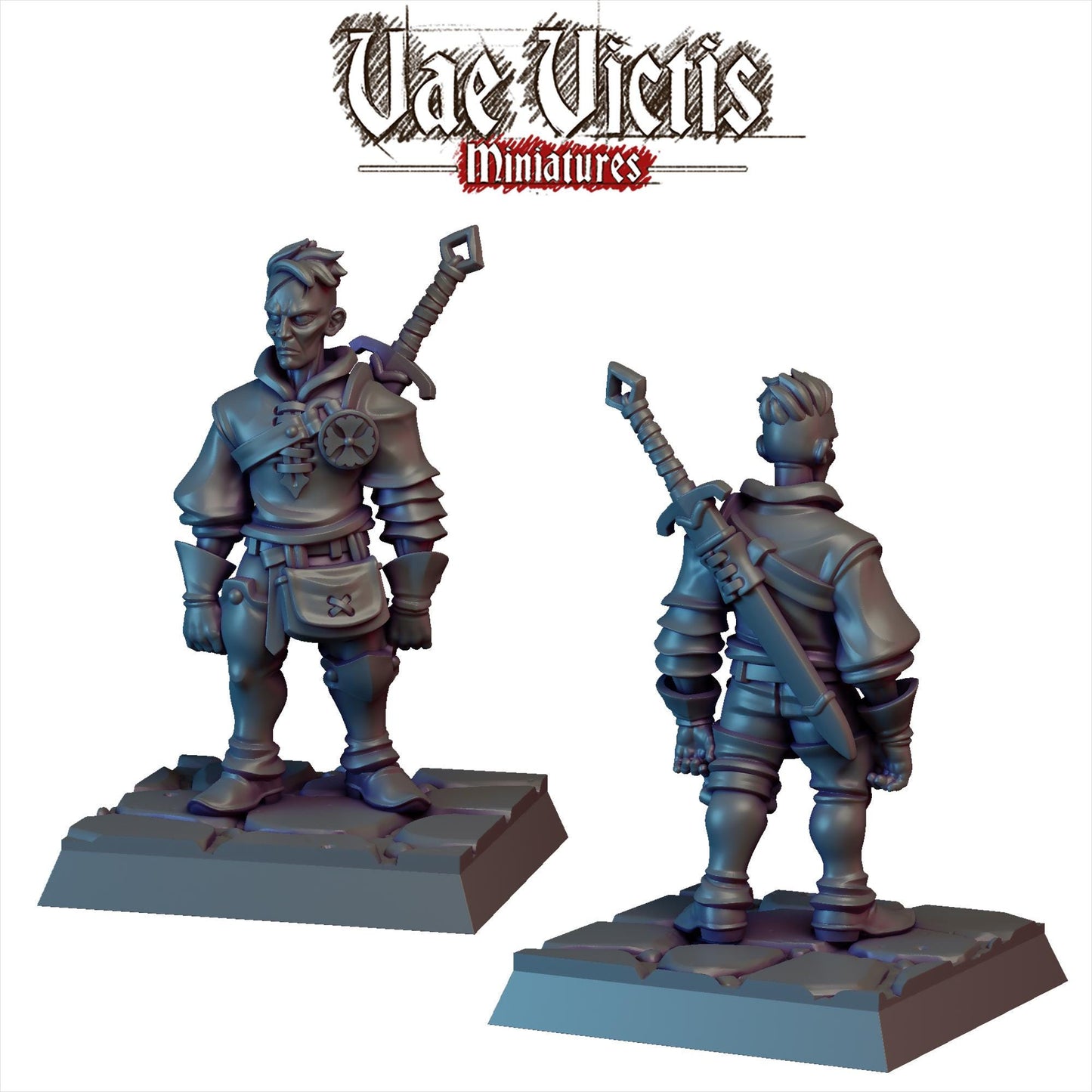 Hardened Adventurers, Cursed City Mercenaries by Vae Victis, perfect for Fantasy Wargames and Tabletop RPGs