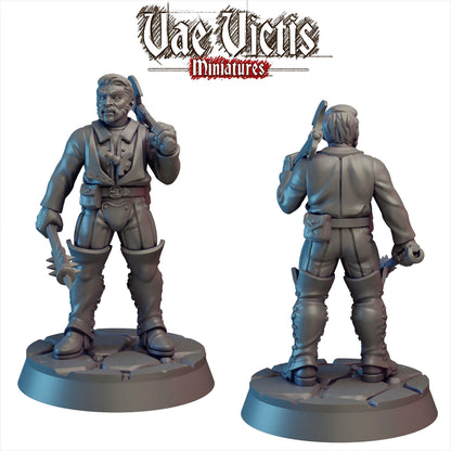 Daring Adventurers, Cursed City Mercenaries by Vae Victis, perfect for Fantasy Wargames and Tabletop RPGs