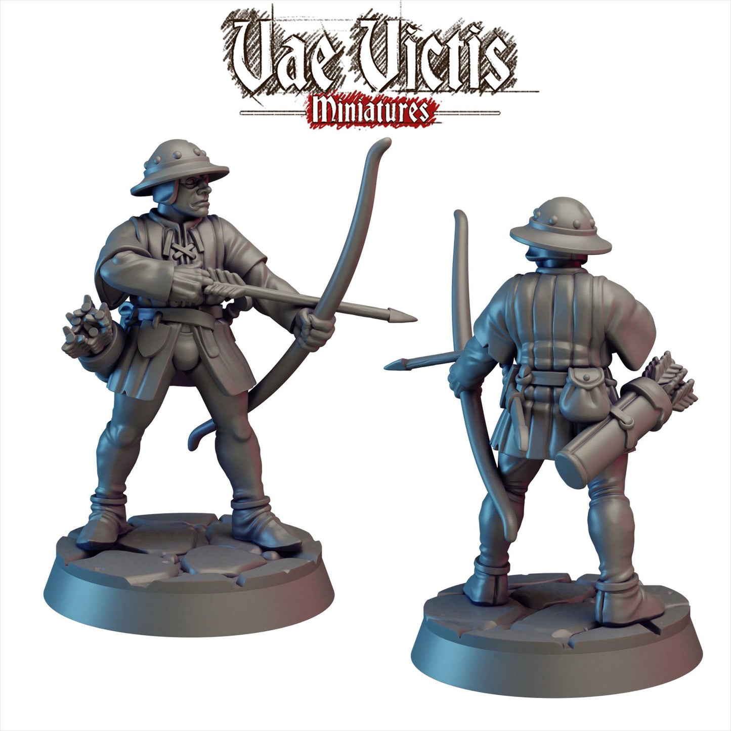 Bowmen of the Kingdom, Cursed City Mercenaries by Vae Victis, perfect for Fantasy Wargames and Tabletop RPGs