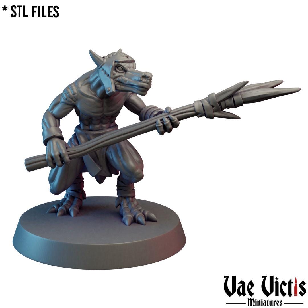 Kobold Warband, Adventurers and Mercenaries by Vae Victis, perfect for Fantasy Wargames and Tabletop RPGs
