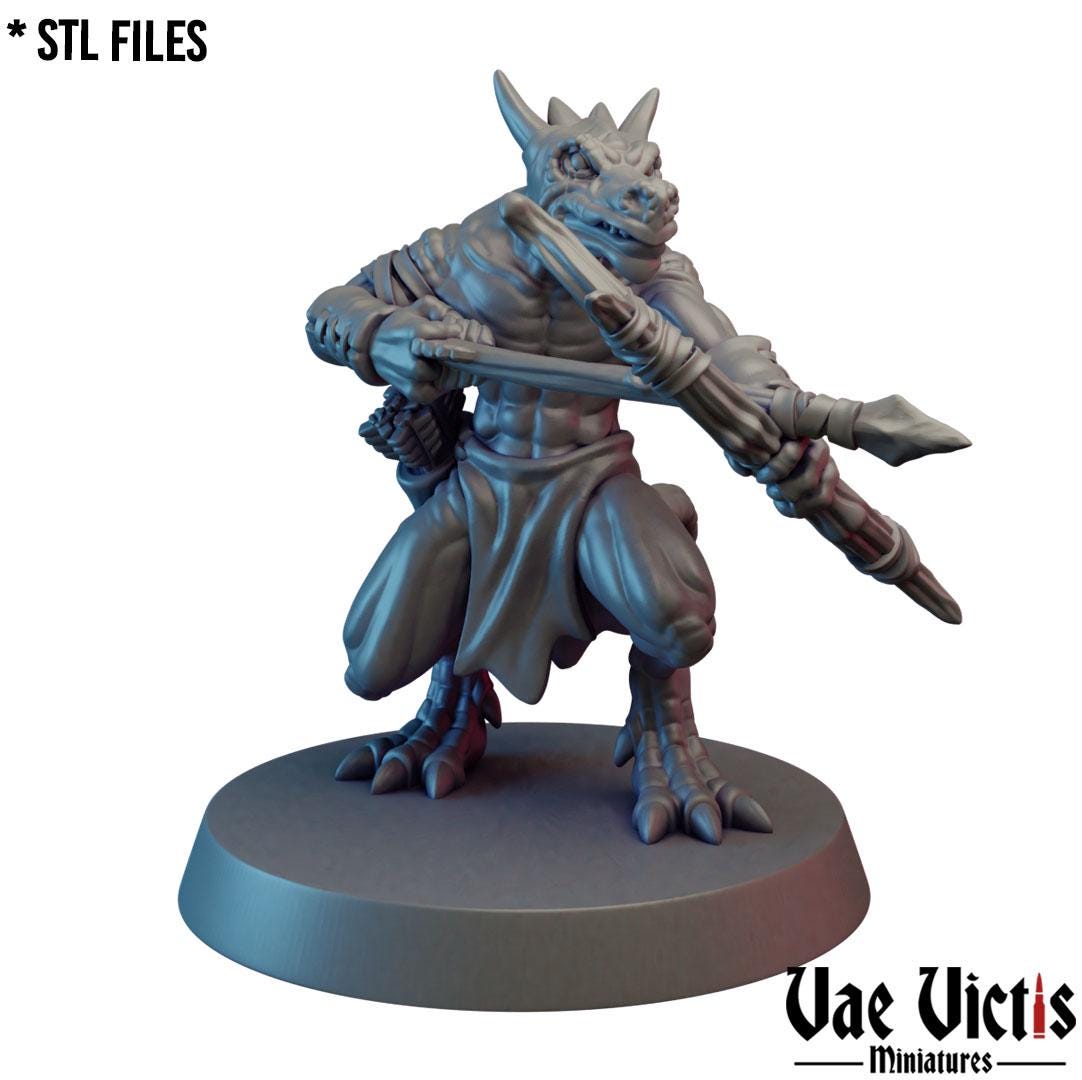Kobold Warband, Adventurers and Mercenaries by Vae Victis, perfect for Fantasy Wargames and Tabletop RPGs