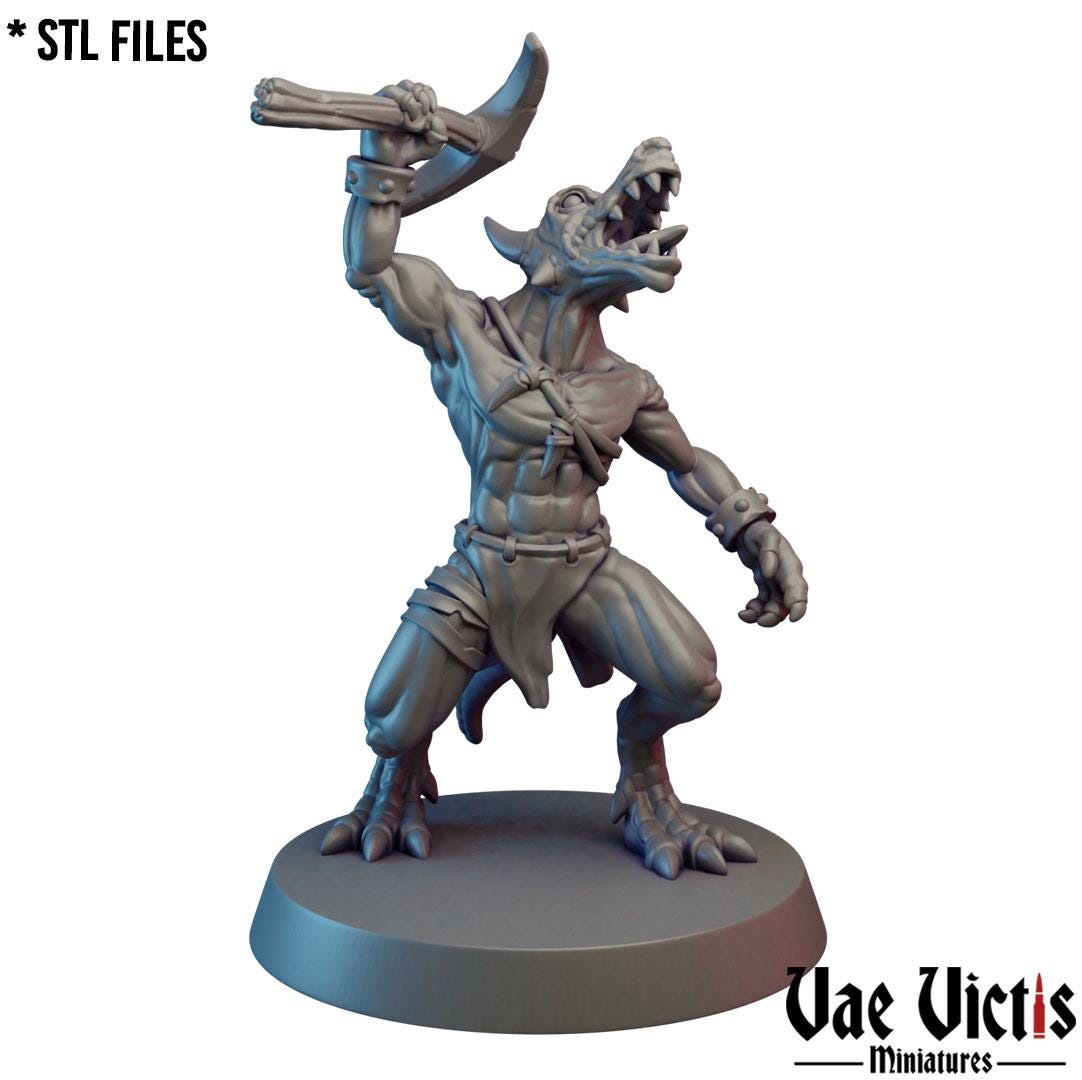 Kobold Warband, Adventurers and Mercenaries by Vae Victis, perfect for Fantasy Wargames and Tabletop RPGs