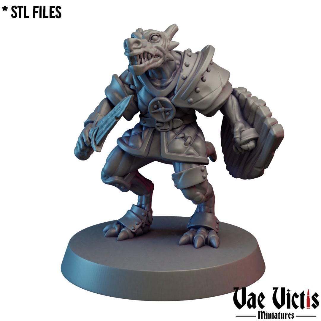 Kobold Warband, Adventurers and Mercenaries by Vae Victis, perfect for Fantasy Wargames and Tabletop RPGs