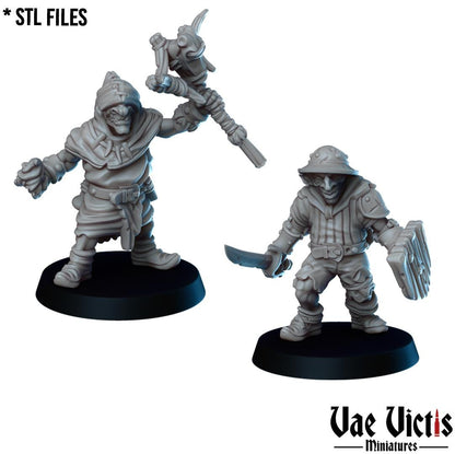 Goblin Adventurers, Adventurers and Mercenaries by Vae Victis, perfect for Fantasy Wargames and Tabletop RPGs