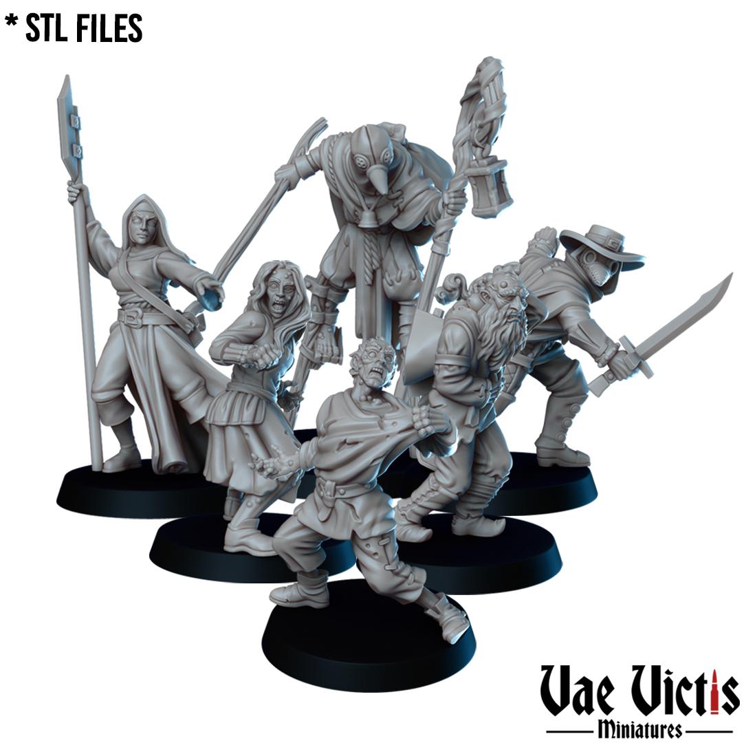 The Plague, Adventurers and Mercenaries by Vae Victis, perfect for Fantasy Wargames and Tabletop RPGs