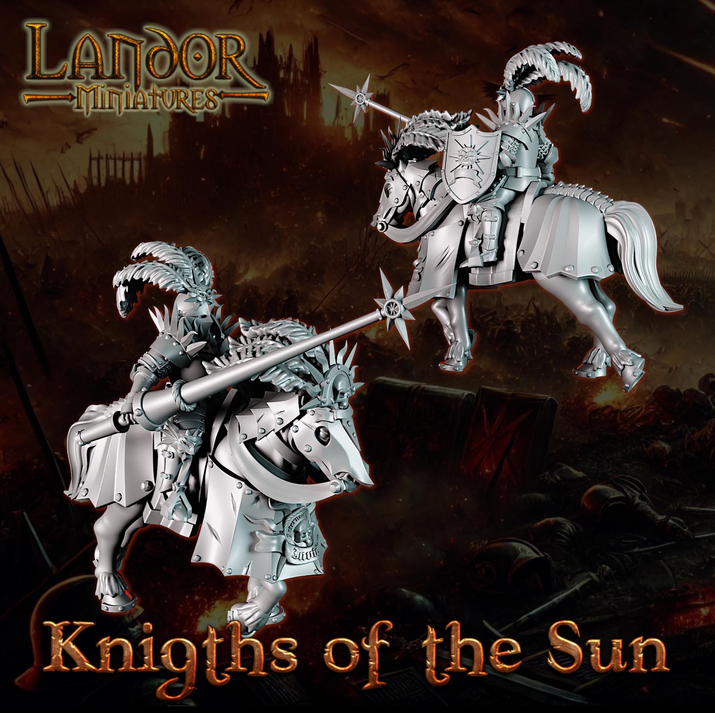 Knights of the Sun, Modular Empire miniatures by Landor Miniatures! Empire for Fantasy Wargames