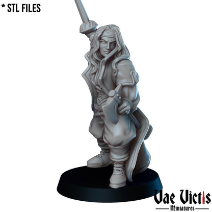 The Adventuring party, Adventurers and Mercenaries by Vae Victis, perfect for Fantasy Wargames and Tabletop RPGs