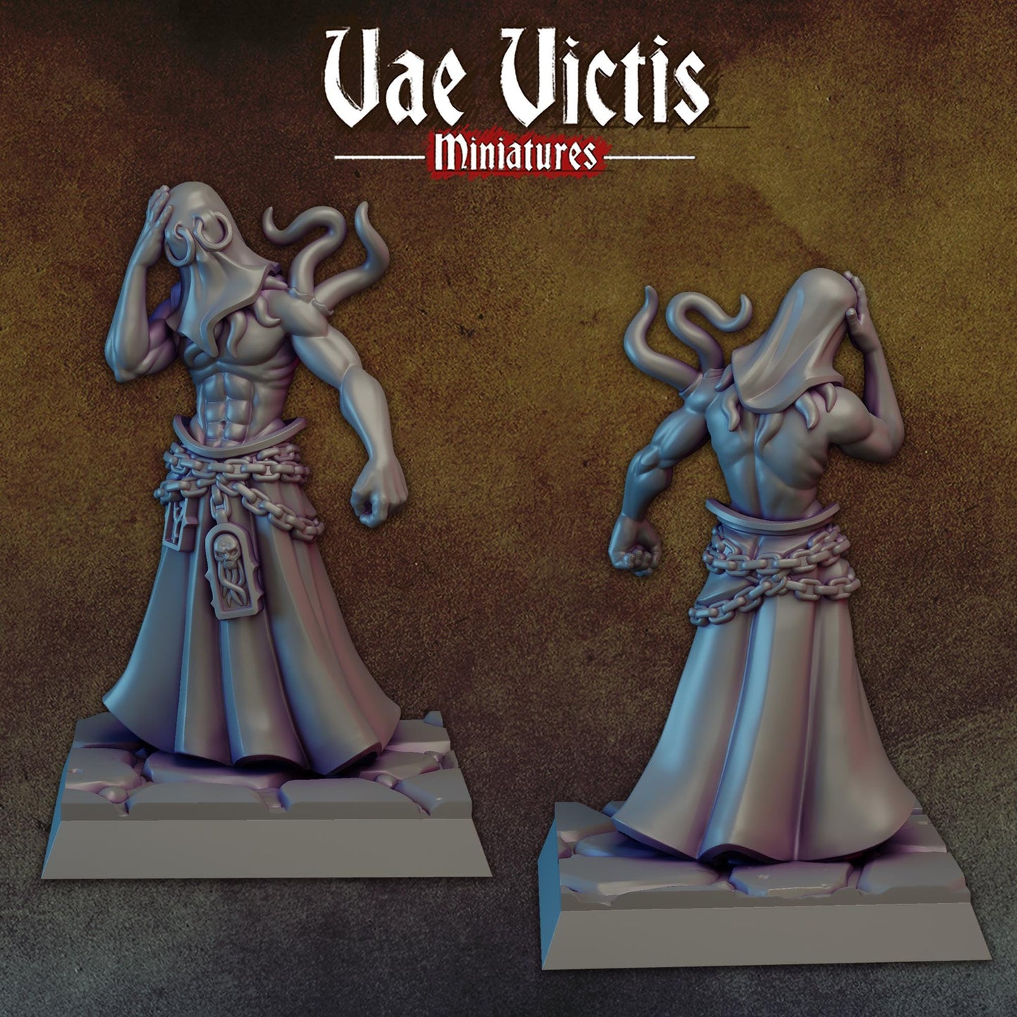 Zombie Horde Warband, Undead Henchmen and Undead Hunters,Fantasy Miniatures by Vae Victis, perfect for Fantasy Wargames and RPGs