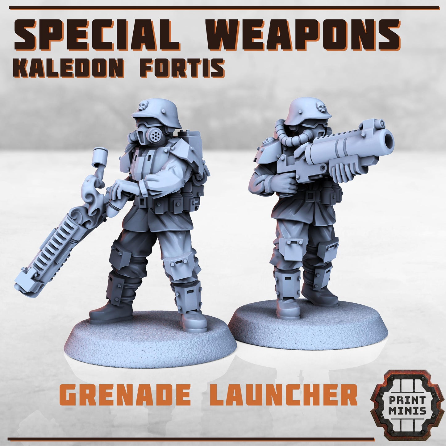 Special Weapons - Kaledon Fortis Army, Sci-Fi Space Militia Soldiers