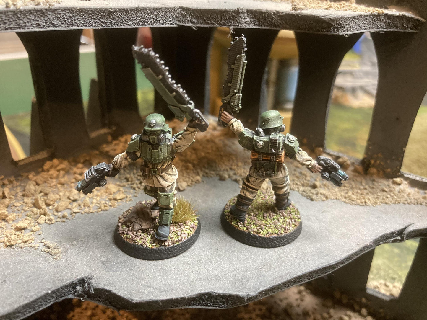 Command Squad - Kaledon Fortis Army, Sci-Fi Space Militia Soldiers