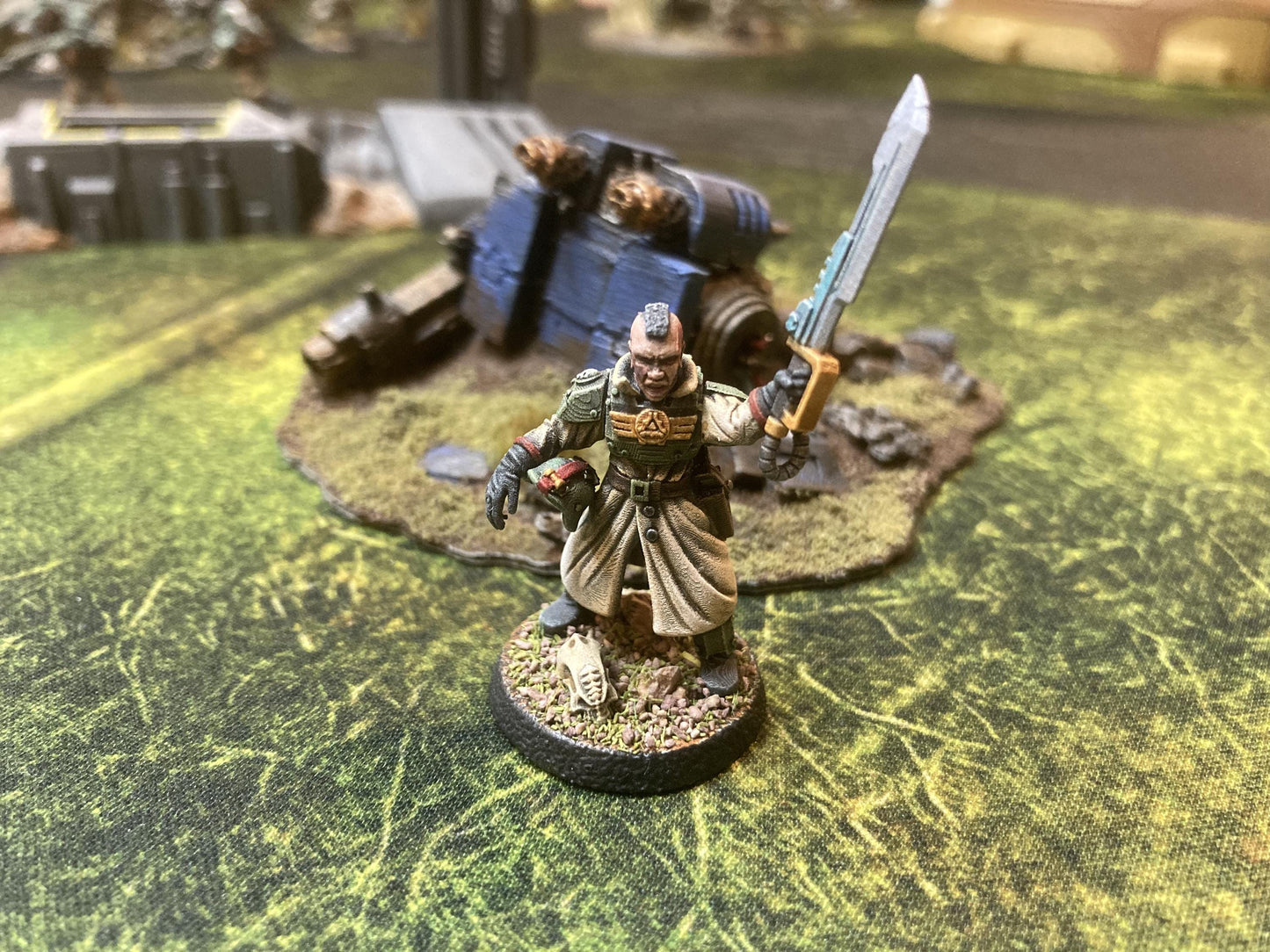 Kaledon Commander - Kaledon Fortis Army, Sci-Fi Space Militia Soldiers by Print Minis