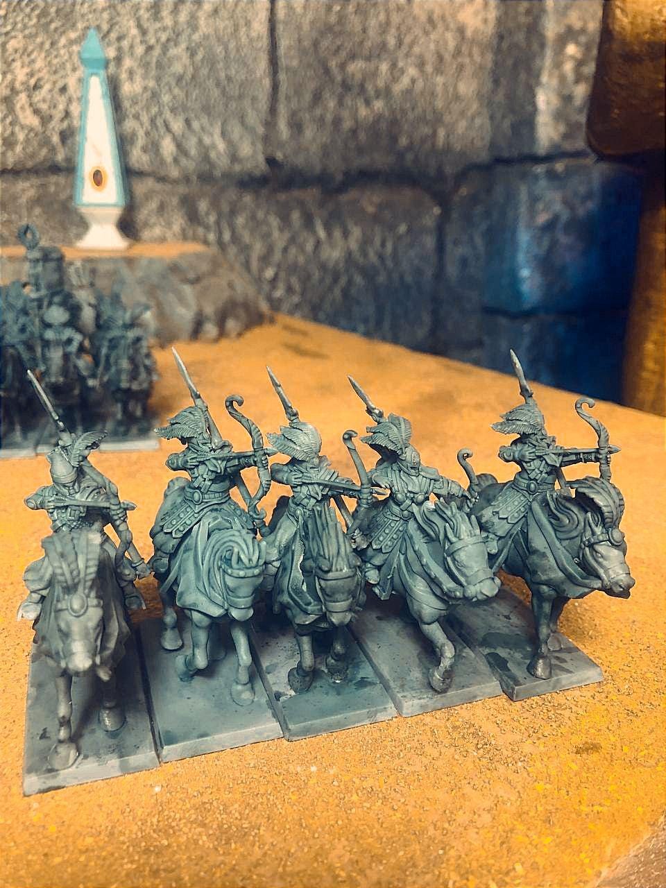 Elven Light Cavalry, Modular High Elven miniatures by Landor Miniatures! High Elves for Fantasy Wargames